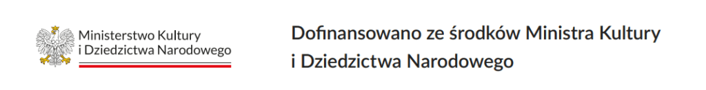 Logo Ministerstwa Kultury i Dziedzictwa Narodowego z napisem: "Dofinansowano ze środków Ministra Kultury i Dziedzictwa Narodowego". Październik to najlepszy czas na sadzenie tulipanów.